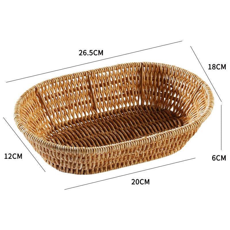 Handwoven Decorative Storage Tray Bowlift