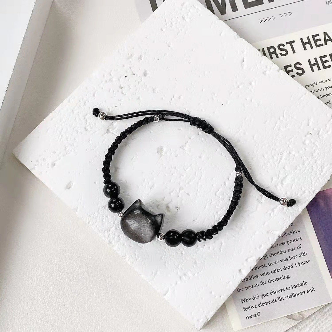 Cat-Themed Charm Bracelet Bowlift