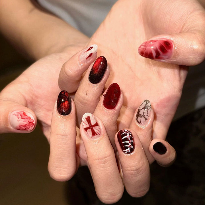 Creative Art Nails with Festive Design Bowlift