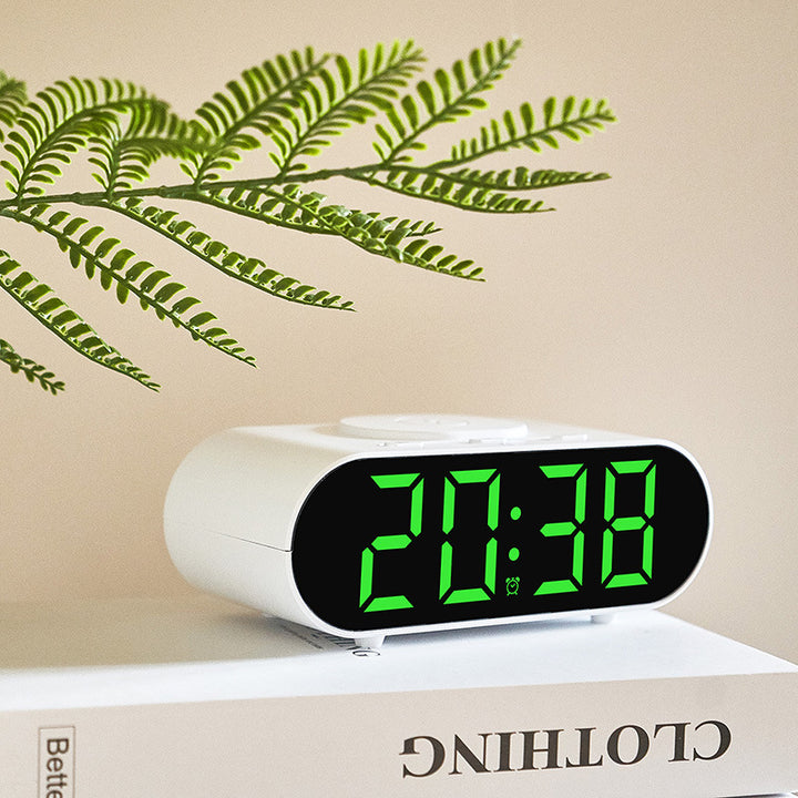 Digital alarm clock with large LED display Bowlift