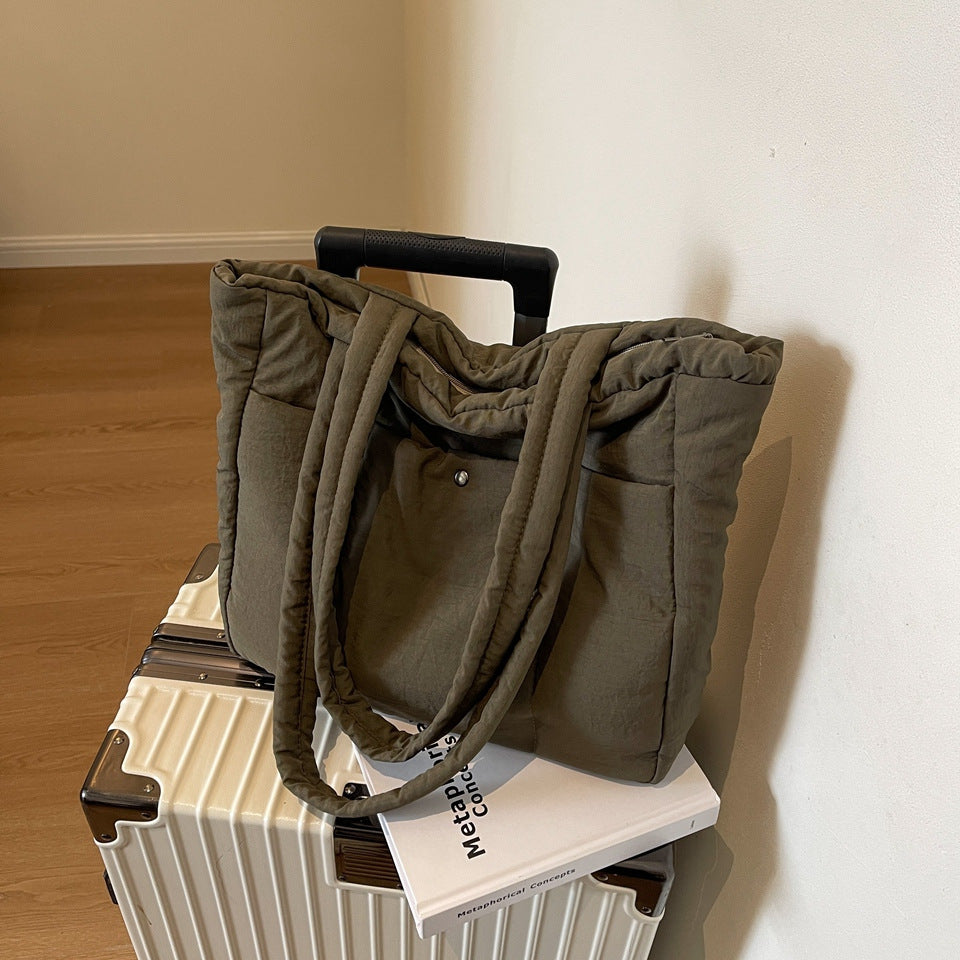 Quilted Multi-Functional Tote Bag Bowlift