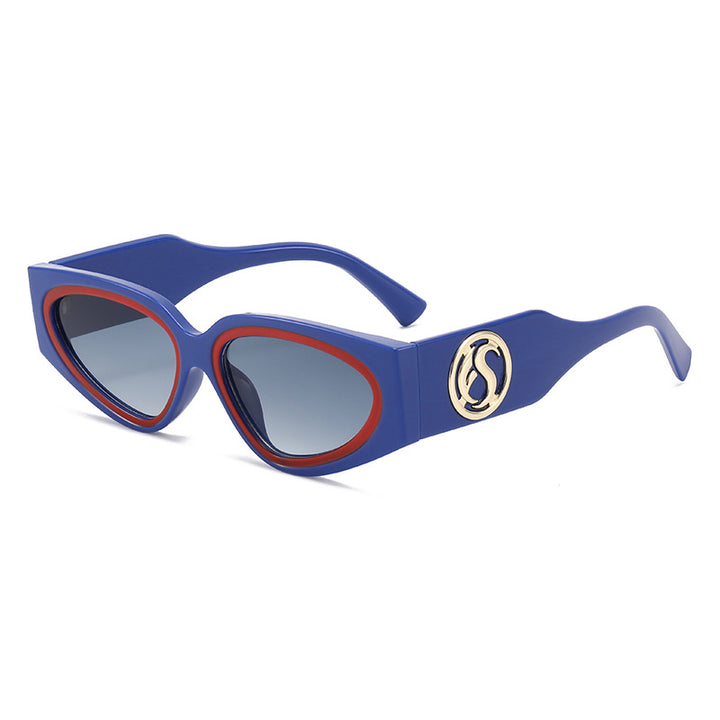 Women's Cat-Eye Sunglasses with Luxurious Frame and Glamorous Details Bowlift