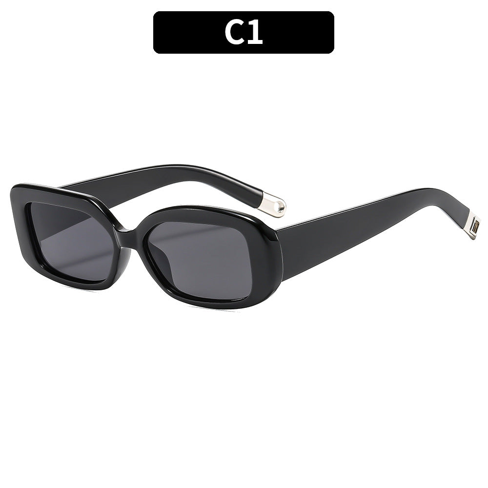 Contemporary Oversized Rectangle Sunglasses