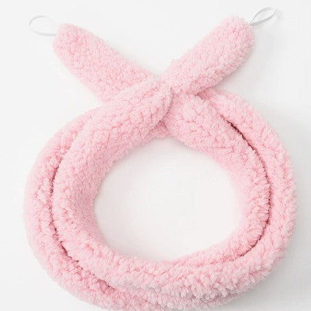 Plush Fabric Hair Wrap