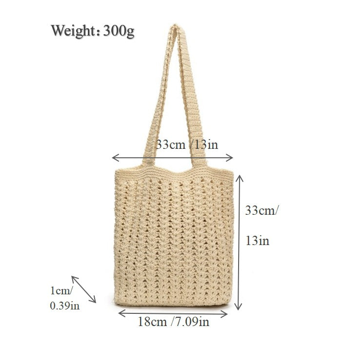 Handcrafted Shopping Bag Made of Fine Natural Material Bowlift