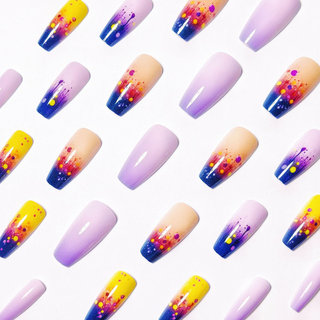Artistic Ombre Nail Design Bowlift