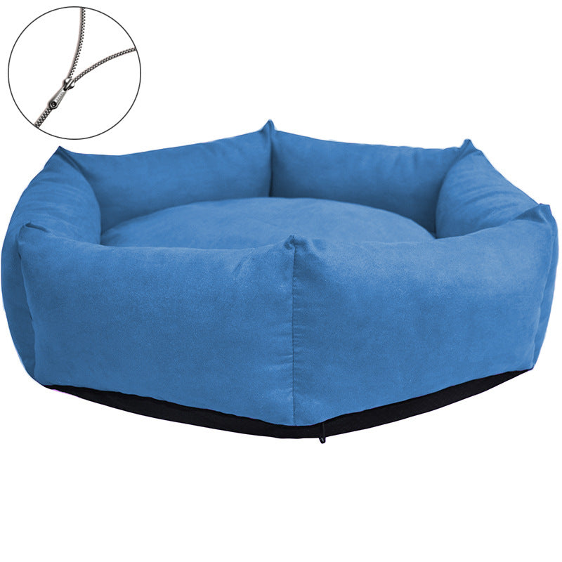 Plush  Nest  Dog Bed