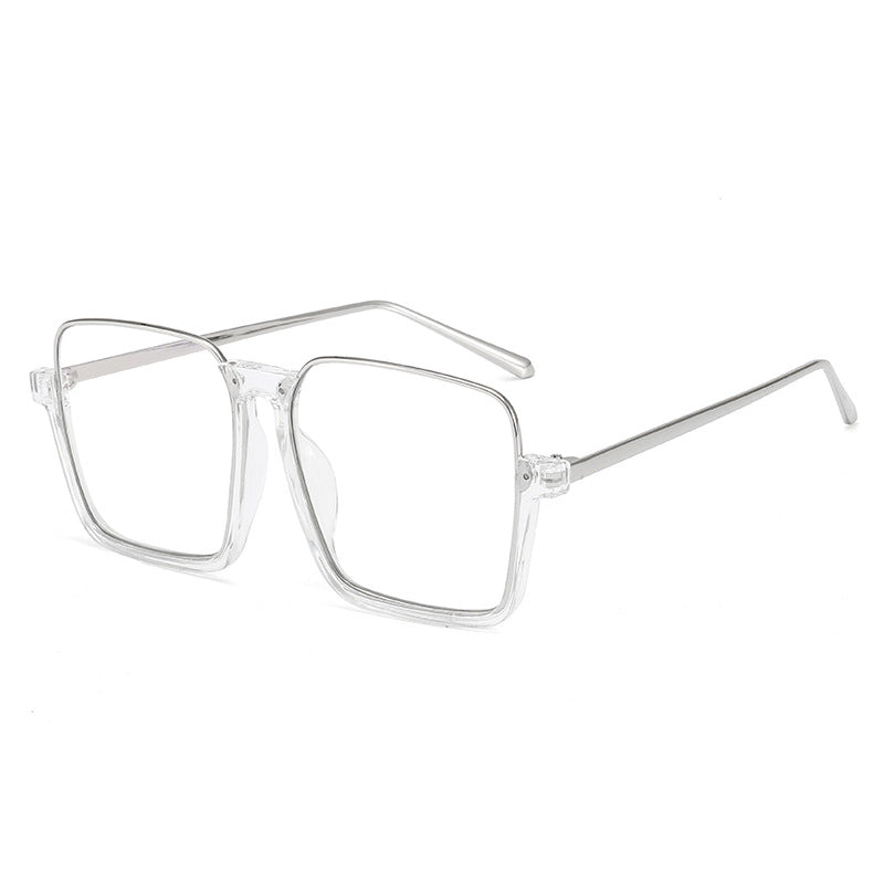 Women's square sunglasses with transparent frame and polarized lenses Bowlift