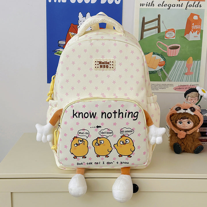 Cute Penguin Character Backpack Bowlift