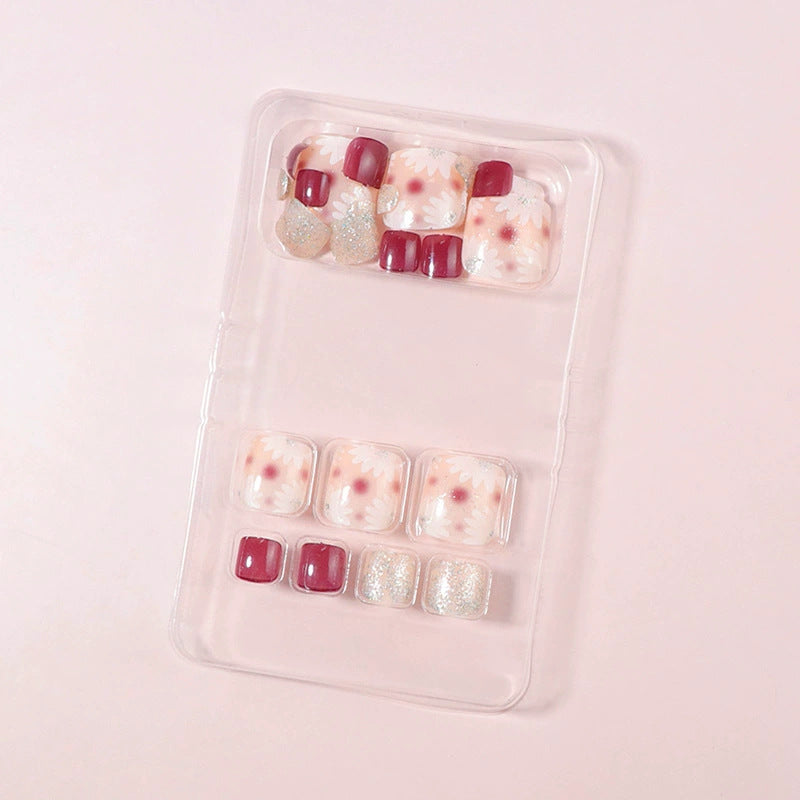 Creative Themed Press-On Nail Set Bowlift