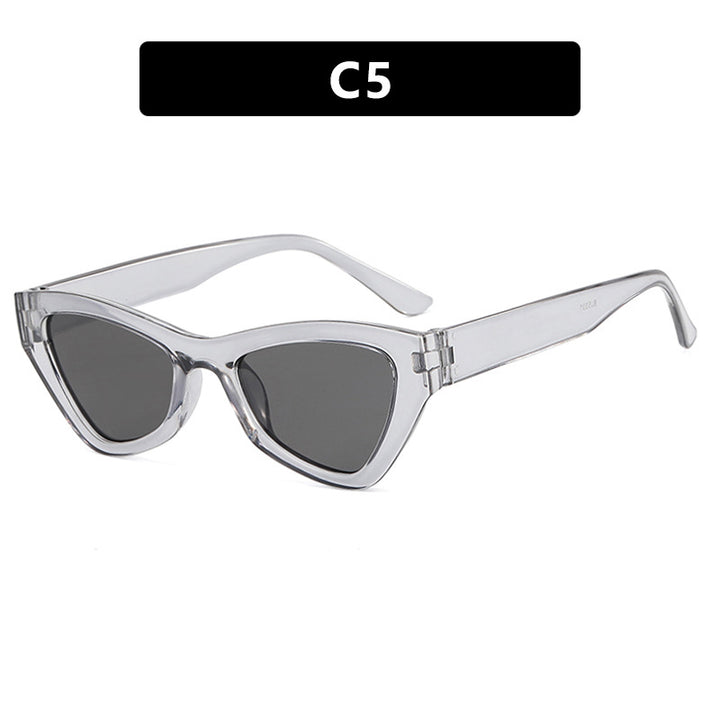 Women's fashion Cat-Eye sunglasses with transparent frame Bowlift