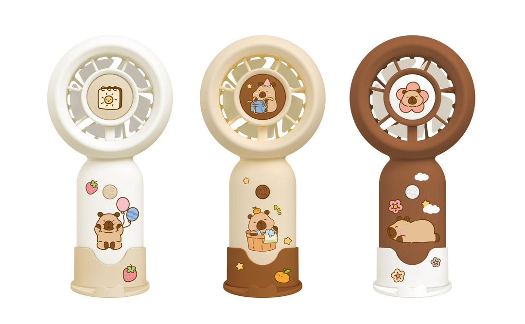 Unisex portable hand fan in playful animal design Bowlift
