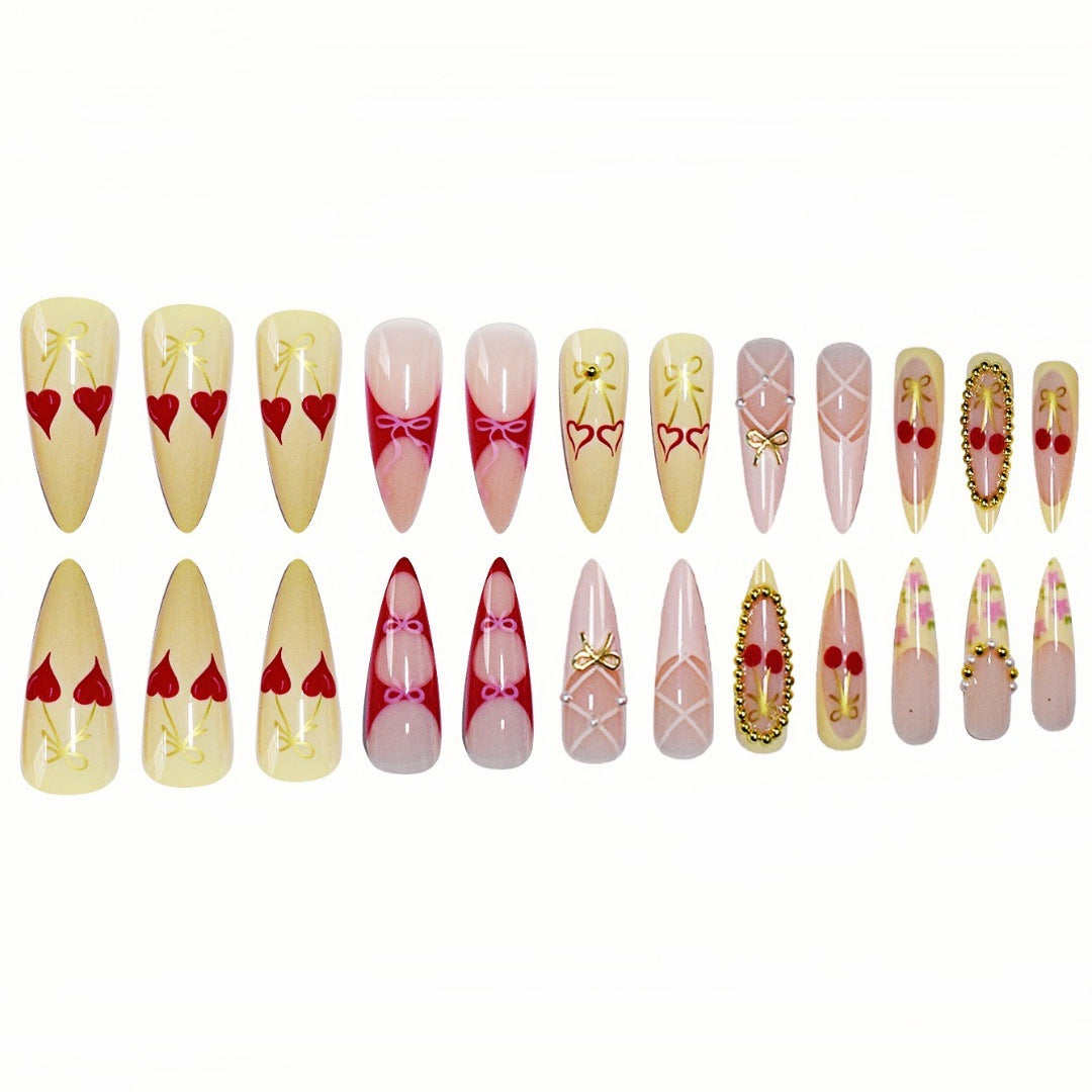 Luxury 3D Decorative Press-On Nails Bowlift