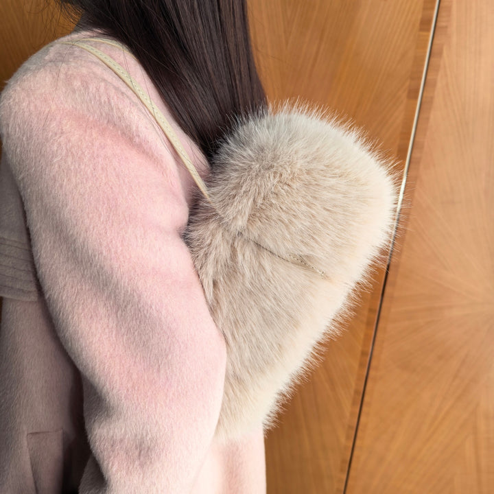 Faux Fur Elegant Handbag