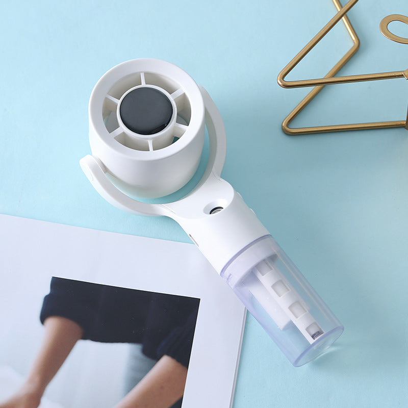 Unisex Portable Mini Fan with Water Sprayer Bowlift
