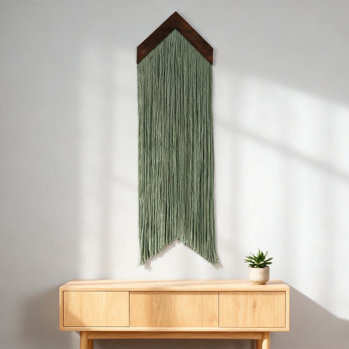 Macrame Wall Decor with Cloud Motif Bowlift