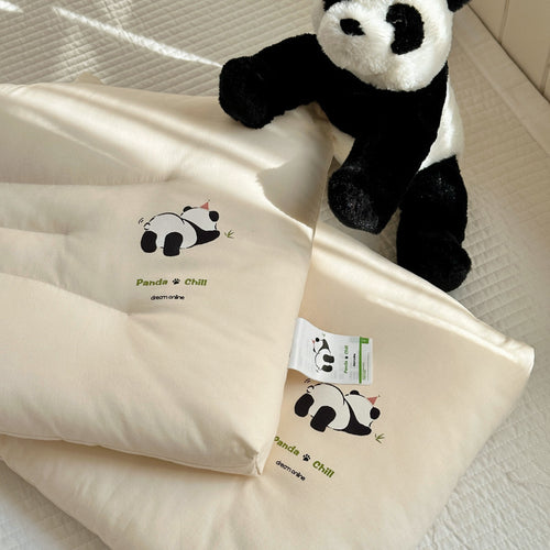 Women Ergonomic Pillow with Playful Panda Design Bowlift