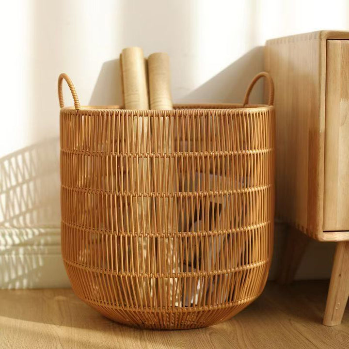 Decorative Woven Storage Basket Bowlift