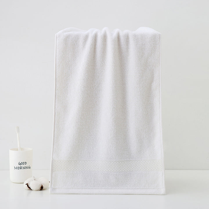 High-Quality Terry Bath Towel With Elegant Stripe Border Bowlift