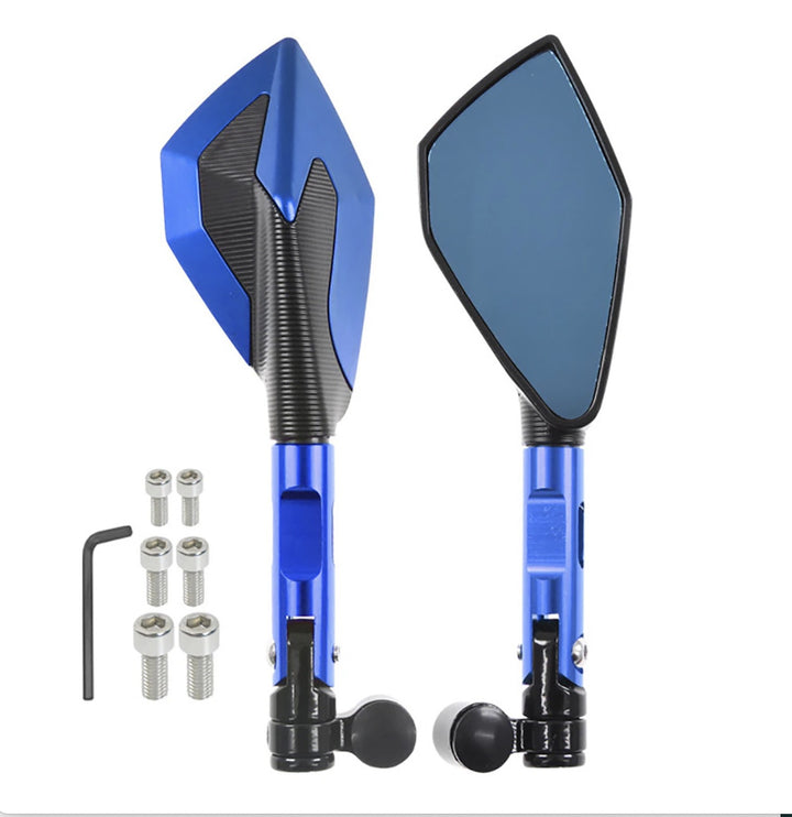 High-Visibility Adjustable Racing Mirrors Bowlift