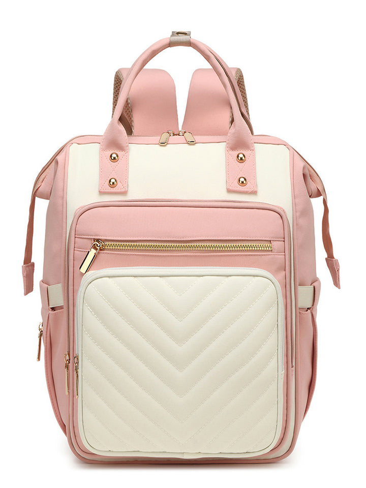 Trendy Quilted Multi-Functional Backpack Bowlift
