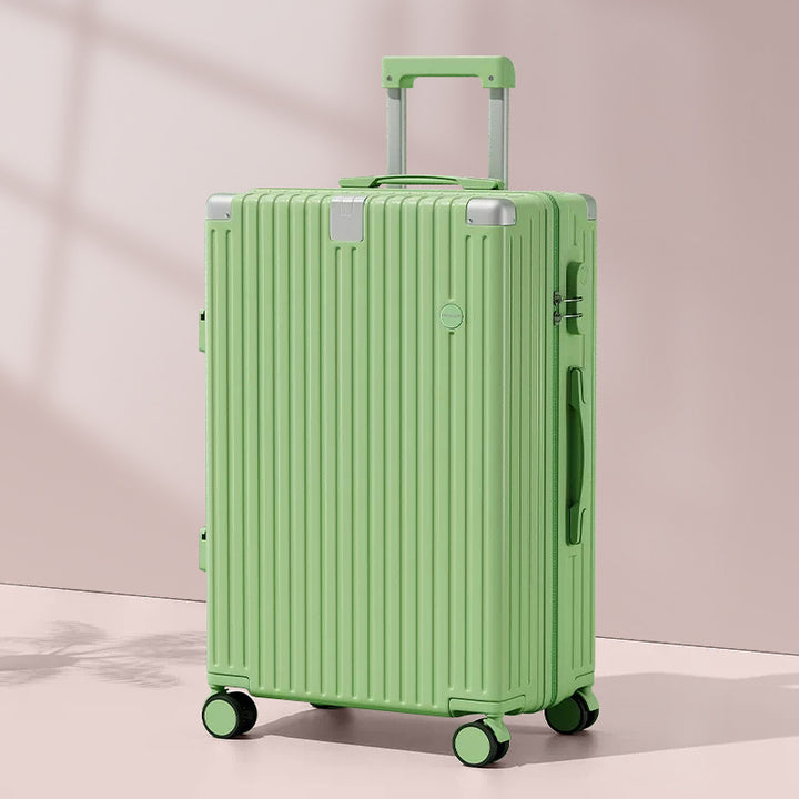 Unisex Textured Lightweight Spinner Luggage Bowlift