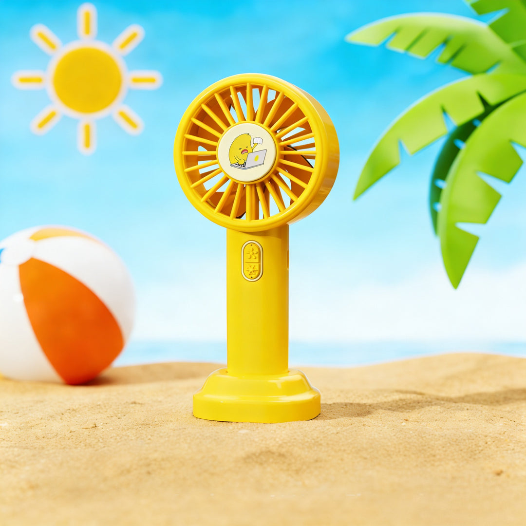 Unisex Ergonomic Hand Fan with Creative Design Bowlift