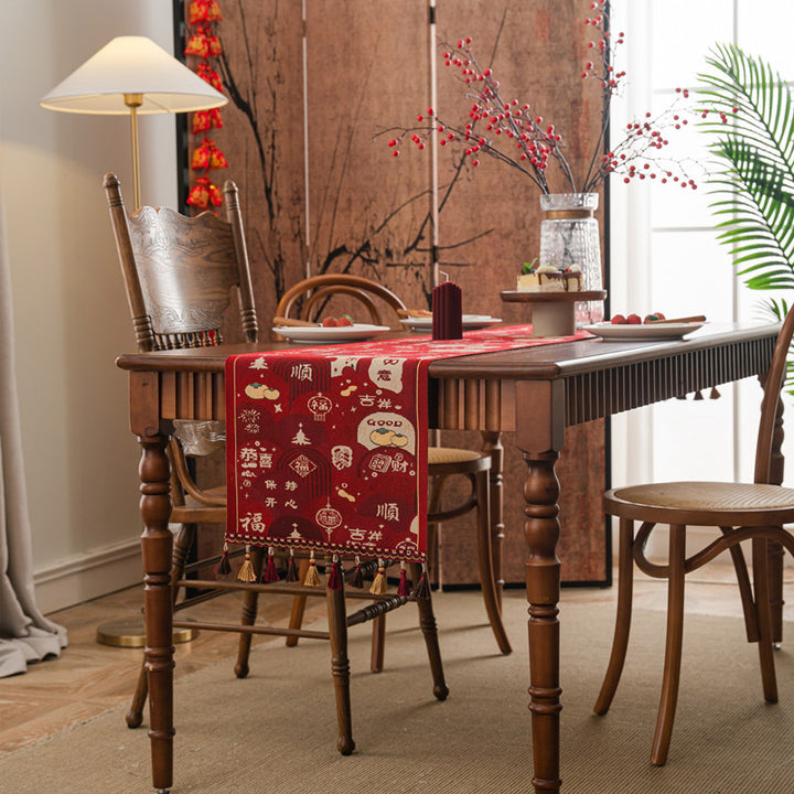 Decorative Holiday Themed Table Runner