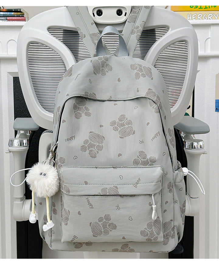 Cute Animal Paw-Print Backpack Bowlift