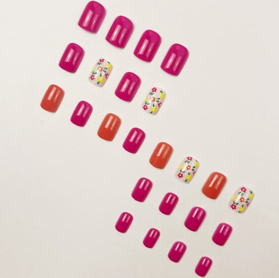 Creative Floral Nail Art Set Bowlift