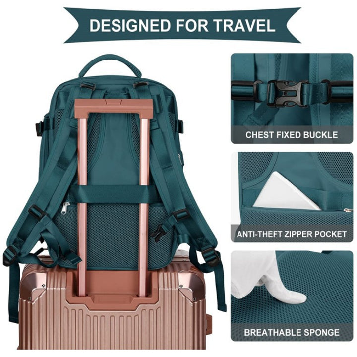 Practical travel bag with separate organizer Bowlift