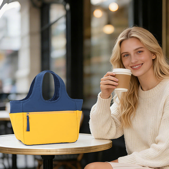 Insulated picnic bag with practical outer pocket Bowlift