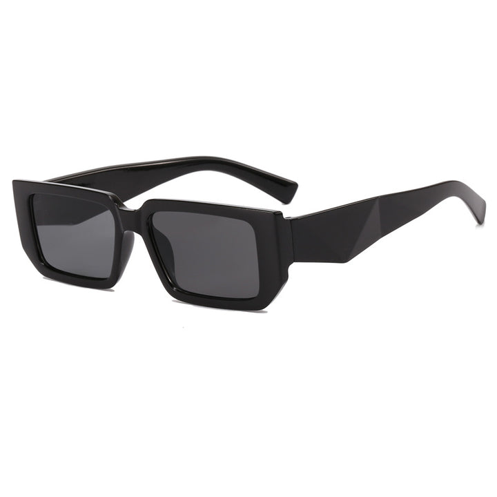 Women's Fashion Rectangular Sunglasses with Fancy Frame Bowlift
