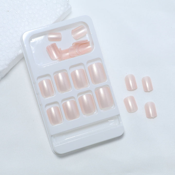 Premium Press-On Nail Kit with Natural Finish Bowlift