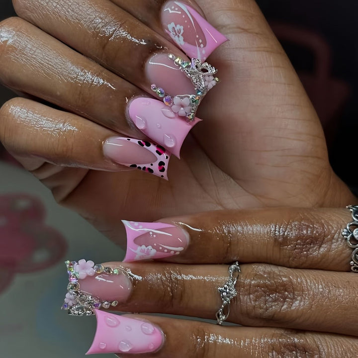 Decorative Press-On Nail Art Set Bowlift