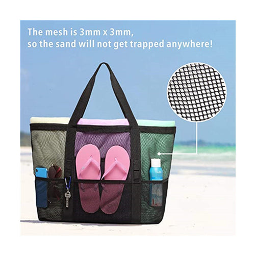Practical beach bag with mesh design Bowlift