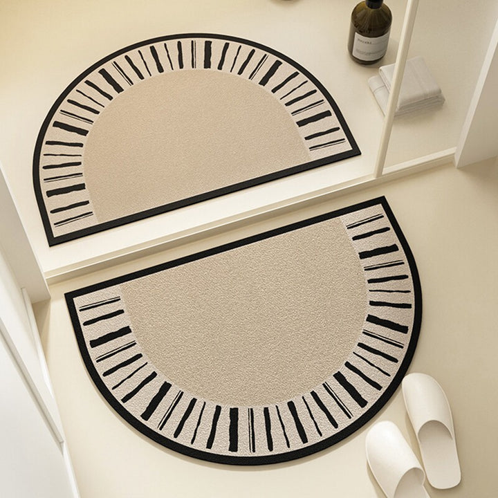 Floral Pattern Bath Mat Bowlift