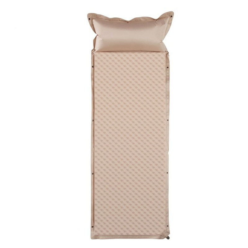 Air-Inflated Sleeping Mat With Ergonomic Pillow Bowlift