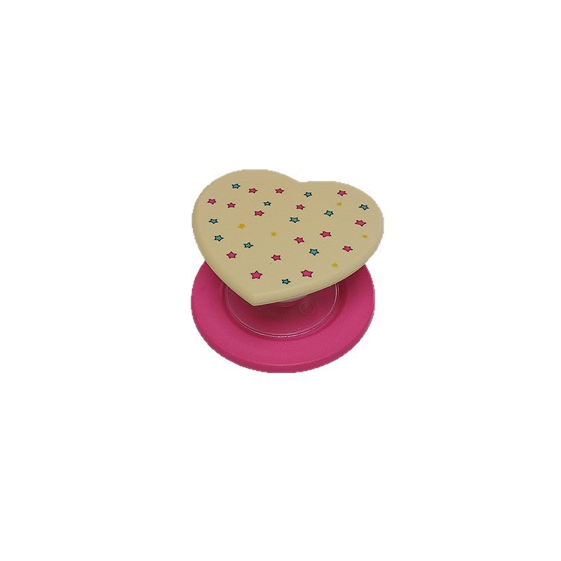 Heart-Shaped Character Phone Grip Bowlift