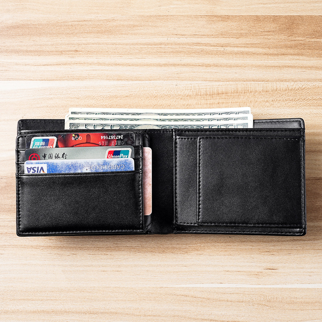 Luxurious Leather Money Clip Wallet