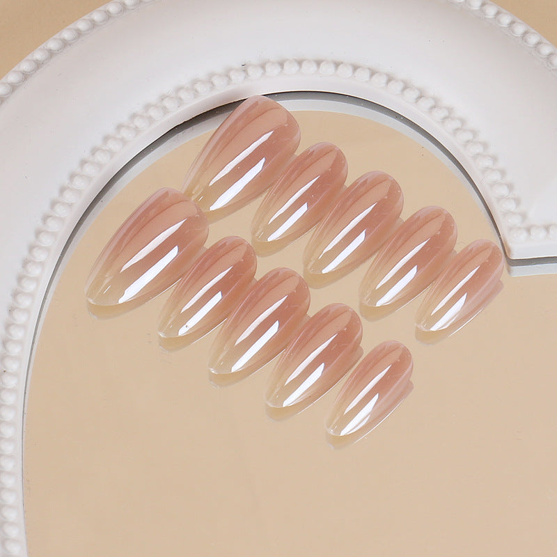 Ombre Press-On Nails with Glossy Finish Bowlift