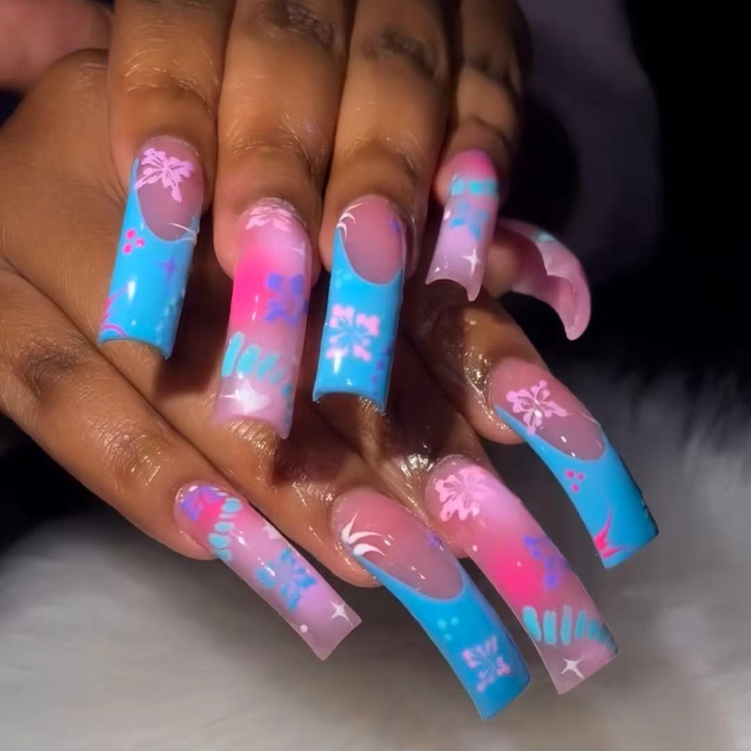 Artistic Long Acrylic Nail Enhancements Bowlift 1787977718