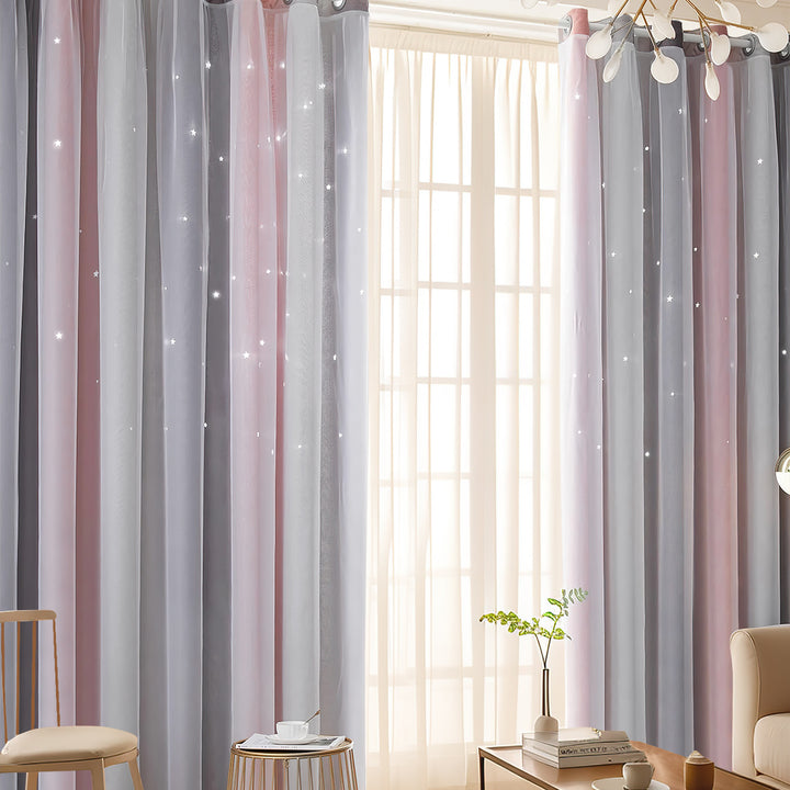 Colorful Decorative Sheer Window Curtain