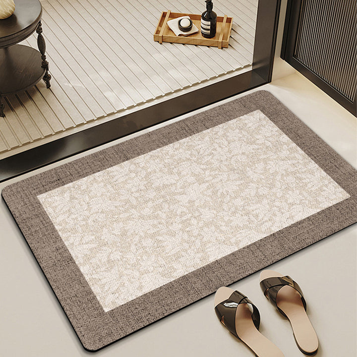 Textured Oval Kitchen Mat