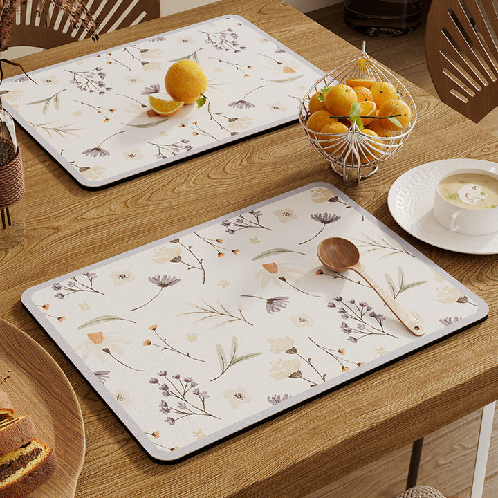 Decorative Vegetable-Themed Table Mat Bowlift