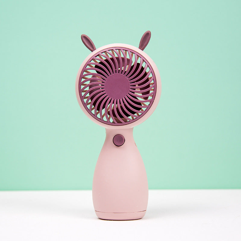 Cute Animal-Themed Handheld Fan Bowlift
