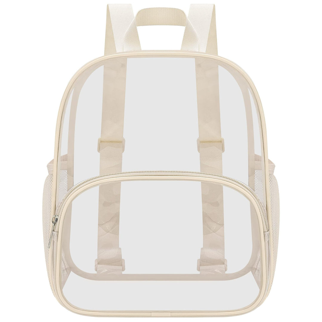 Unisex transparent everyday backpack with reinforced bottom and breathable straps Bowlift
