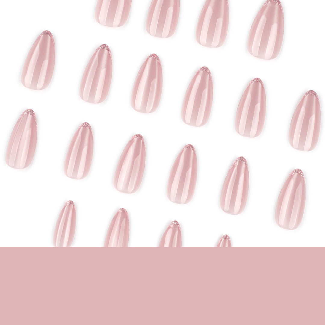 Artful stiletto nails with elegant ombre pattern Bowlift