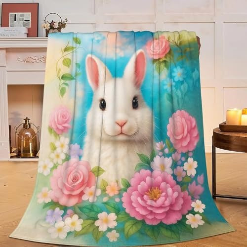 Fun Tropical Pineapple-Themed Fleece Throw Blanket