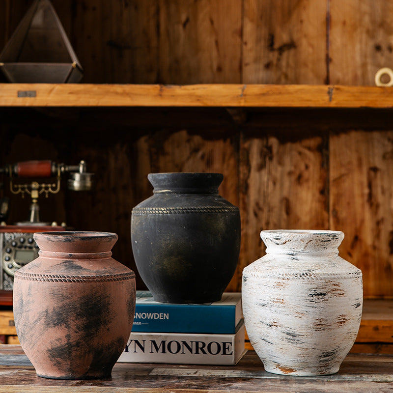 Handmade Clay Vase Bowlift